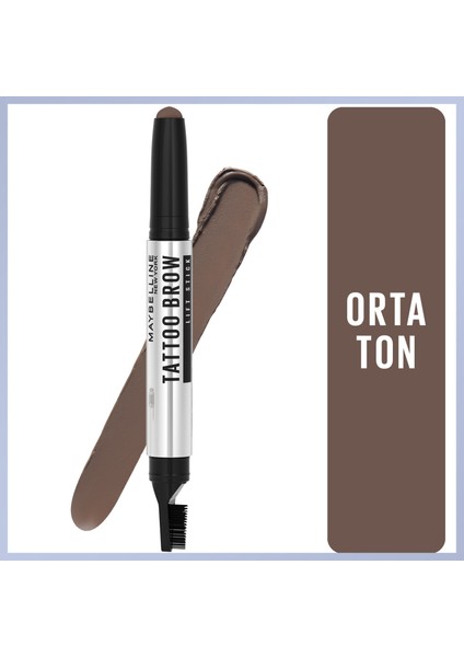 Maybelline New York Tattoo Brow Lift Kaş Kalemi- 03 Medium Brown (Orta Ton)