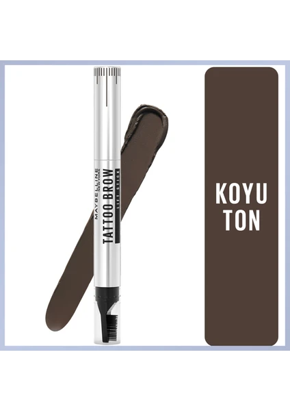 Maybelline New York Tattoo Brow Lift Kaş Kalemi- 04 Deep Brown (Koyu Ton)