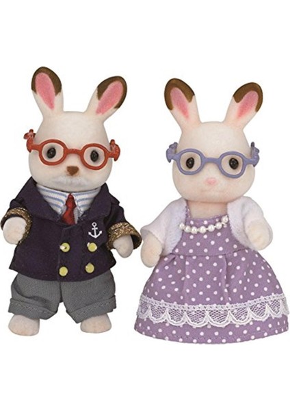 Marka: Sylvanian Families 5190 C Rabbit Grandparents ESF5190 -6, Renkli Kategori: Karakter Figür Oy