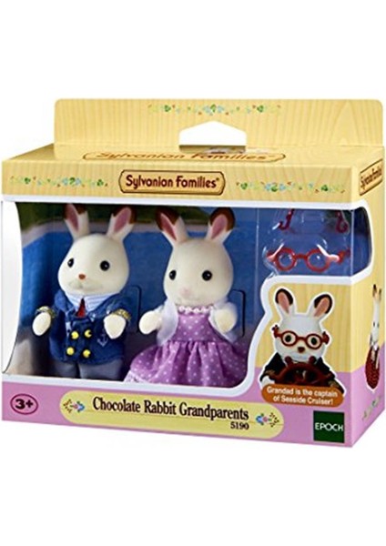 Marka: Sylvanian Families 5190 C Rabbit Grandparents ESF5190 -6, Renkli Kategori: Karakter Figür Oy