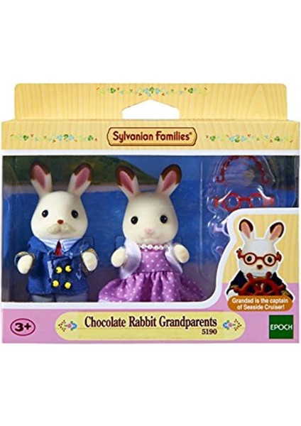 Marka: Sylvanian Families 5190 C Rabbit Grandparents ESF5190 -6, Renkli Kategori: Karakter Figür Oy