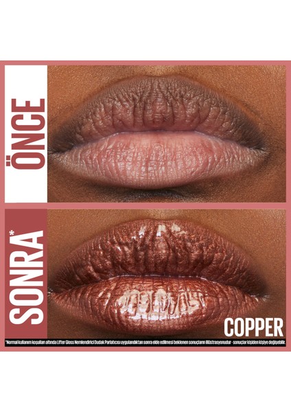 Maybelline New York Lifter Gloss Nemlendirici Dudak Parlatıcısı - 017 Copper