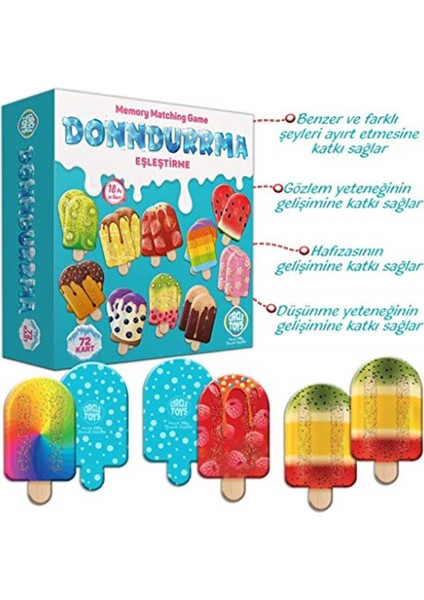 Circle Toys Marka: Circle Toys Dondurma Eşleştirme Oyunu Kategori: Eğitici Oyuncaklar