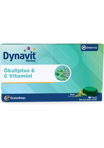 Dynavıt Herbal Okaliptüs C Vitamini 16 Pastil