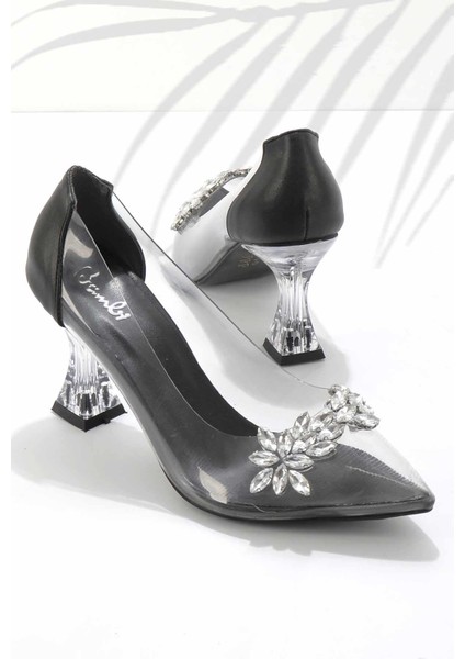 Siyah Kadın Abiye Ayakkabı K01823100409