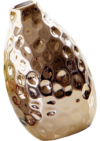 SunniMix Masa Için Yüksek Dekoratif Seramik Lüks Çiçek Vazo Dekoratif Altın Renk Stil Stil 3 (Yurt Dışından) indirimleri