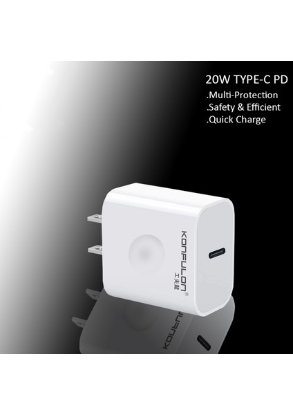 Type-C Girişli Cihazlarla Uyumlu Hızlışarj 20W Pd Şarj Cihazı