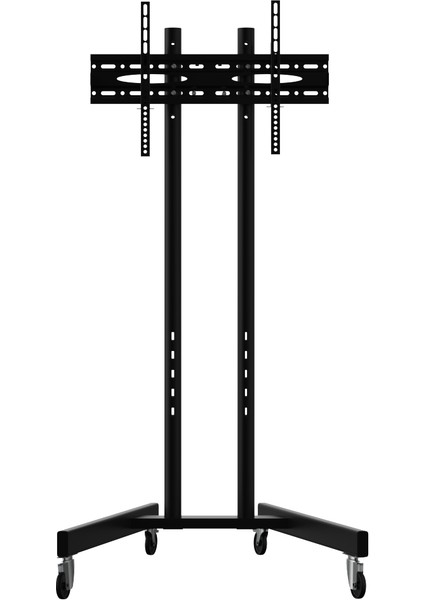 TV ve Fuar Standı, Metal Tekerlekli Tv Sehpası Ünitesi (40-42-44-46-50-55-60-65 Inç)ALPİN