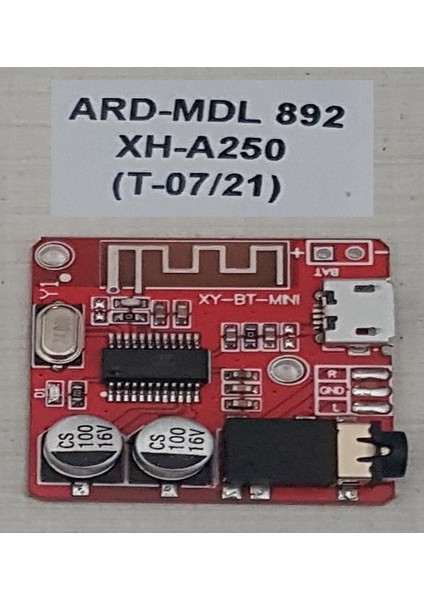 XH-A250 Mp3 Bluetooth 4.1 Alıcı - Kablosuz Stereo Müzik Modülü