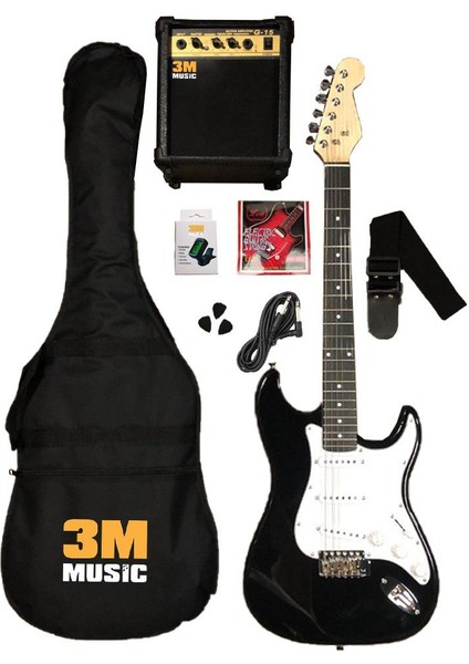 Elektro Gitar Set (Amfi Dahil Tam Set)