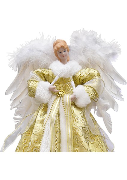 F Fityle 10-Hafif Noel Ağacı Melek Topper Dekorasyon Melek Için Işıklı Heykelcik 5 (Yurt Dışından) modelleri