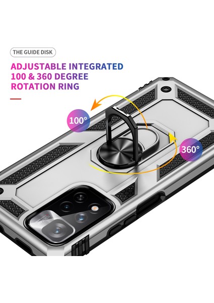 Tpu + Pc Telefon Kılıfı Xiaomi Redmi Not 11 Pro Siyah (Yurt Dışından) fırsatları