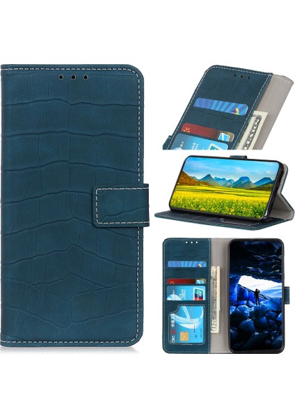 Xiaomi Redmi Notu 11 Pro Yeşil Için Timsah Doku Kılıfı (Yurt Dışından) fiyatları