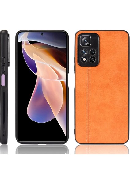 Dikiş Inek Telefon Kılıfı Xiaomi Redmi Notu 11 Pro Siyah Için (Yurt Dışından) modelleri