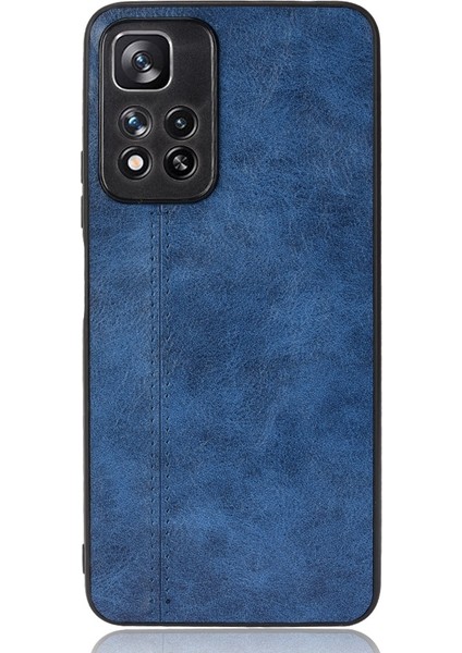 Dikiş Inek Telefon Kılıfı Xiaomi Redmi Notu 11 Pro Siyah Için (Yurt Dışından)