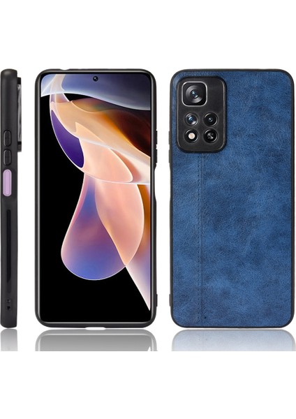 Dikiş Inek Telefon Kılıfı Xiaomi Redmi Notu 11 Pro Siyah Için (Yurt Dışından) modelleri