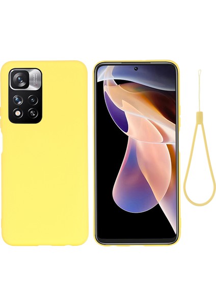 Xiaomi Redmi Notu Için Sıvı Silikon Kılıf 11 Pro Kırmızı (Yurt Dışından) modelleri