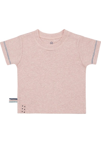 Organik Kısa Kollu Tshirt,rose