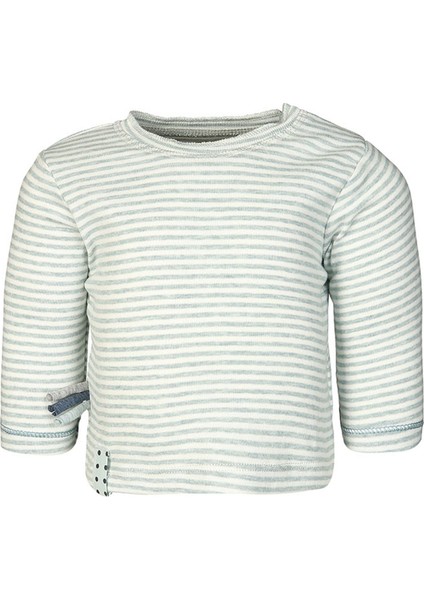 Organik Uzun Kollu Tshirt,aqua