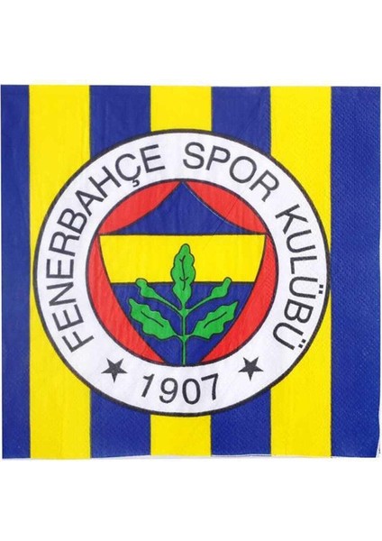 Peçete 33X33 Lisanslı Fenerbahçe 16 Lı