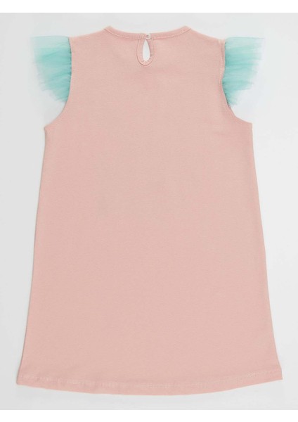 Romantik Kuğu Kız Çocuk Pembe Elbise fırsatları