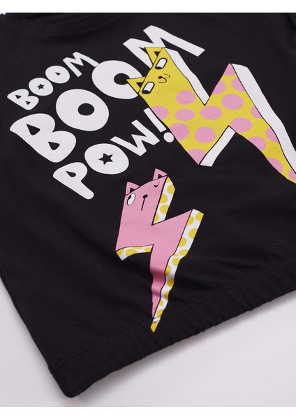 Boom Kız Çocuk Crop Top Şort Takım