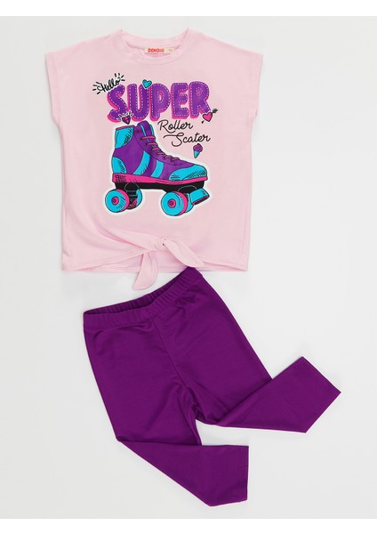 Super Roller Kız Çocuk T-shirt Tayt Takım modelleri