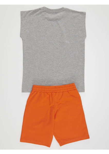 T-Rex Alev Erkek Çocuk T-Shirt Şort Takım fırsatları