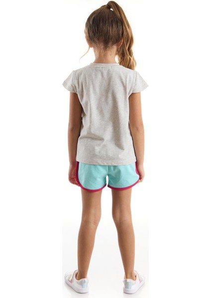 Çiçekli Unicorn Kız T-Shirt Şort Takım fiyatları
