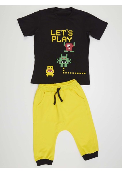 Lets Erkek Çocuk T-Shirt Kapri Takım modelleri
