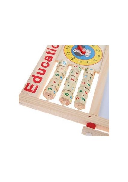 Çocuk Manyetik Yazı Tahtası Ahşap Eğitim Türkçe Matematik Öğrenme fırsatları