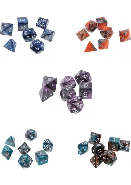 35 35 Polihedral Zar 16MM D4 - D20 D & D Zindanları Için (Yurt Dışından)