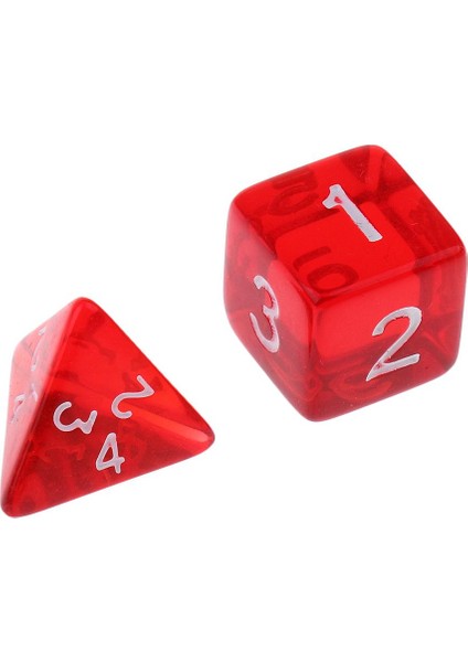 63X 1.6 cm Polyhedral Zar D20 D12 D10 D8 D6 D4 Masa Roleplaying Oyun Oyuncaklar (Yurt Dışından)