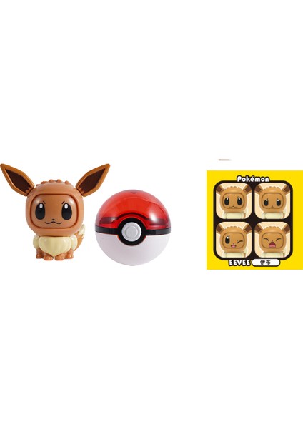 Poké Ball Pokémon Yüz Değiştiren Oyuncak (Yurt Dışından)
