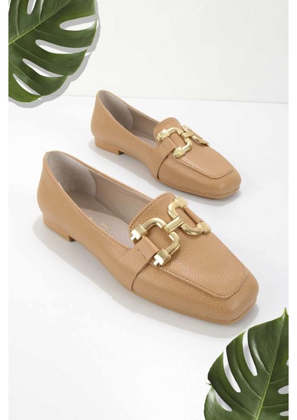 Camel Kadın Loafer Ayakkabı K01641166109