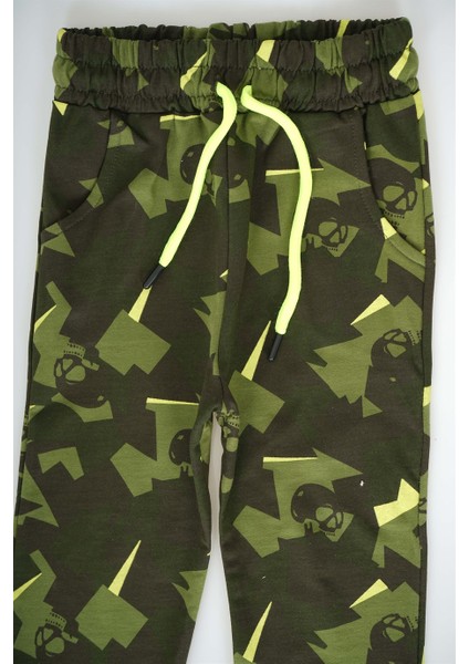 Yeni Sezon Erkek Manşetli Pamuk Kamuflaj Eşofman Altı fiyatları