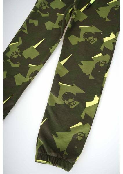 Yeni Sezon Erkek Manşetli Pamuk Kamuflaj Eşofman Altı modelleri