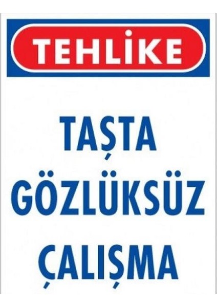 Taşta Gözlüksüz Çalışma "9"