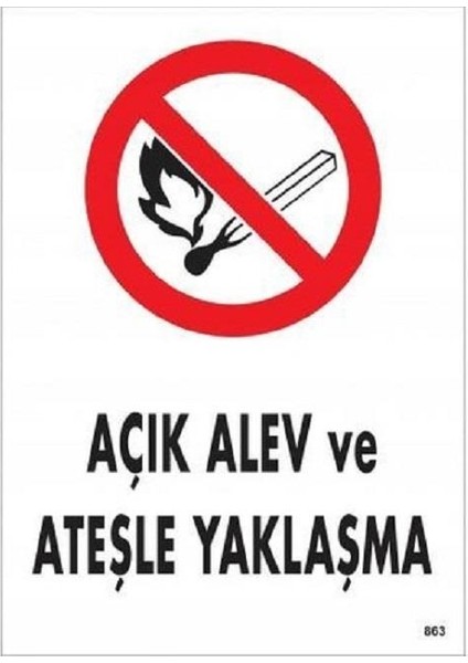 Açık Alev ve Ateşle Yaklaşma "863"