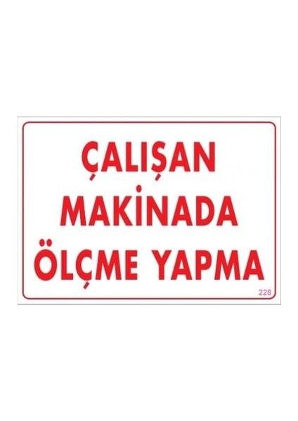Çalışan Makinada Ölçme Yapma