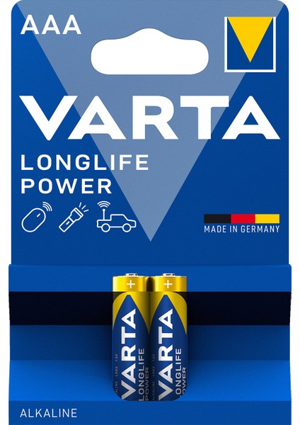 High Energy Güçlü Alkalin Seri İnce Pil - AAA 2'li 4903121412