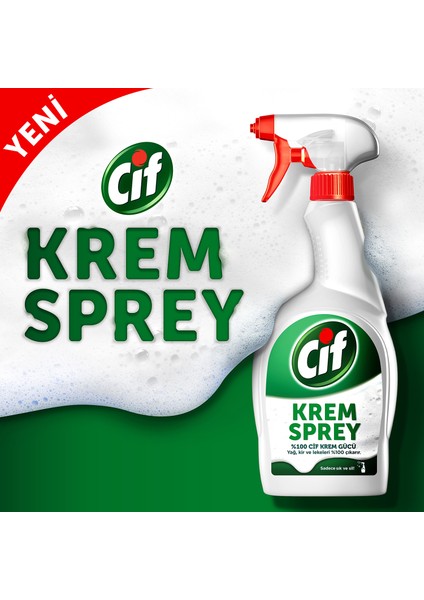 Krem Sprey Cif Krem Gücü 750 ml X 2 Adet