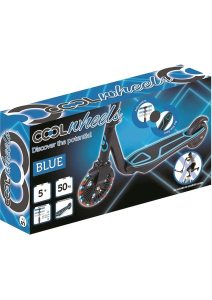 Cool Wheels 2 Tekerlekli Işıklı Scooter Mavi 5+ modelleri