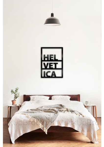 Lord Reklam Helvetica Yazılı 50X70 Pleksi Duvar Tablosu