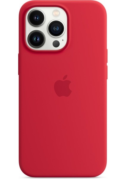 Apple iPhone 13 Pro Max 6.7 Inç Uyumlu Su Geçirmez Silikon Telefon Kılıfı - Kırmızı (Yurt Dışından)
