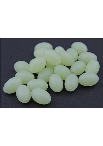 Fosforlu Oval Yumuşak Boncuk 8*12 mm