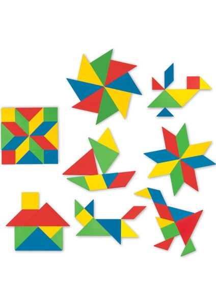 03698 Dede, Tangram 28 Parça