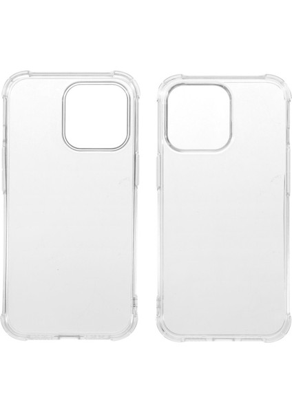 Apple iPhone 13 Pro Max Için Çizilmeye Dayanıklı Tpu Telefon Kılıfı - Şeffaf (Yurt Dışından)