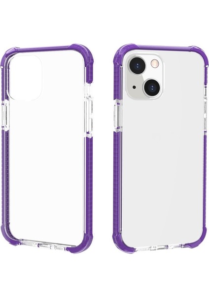 Apple iPhone 13 Için Akrilik Dört Köşe Korumalı Darbeye Dayanıklı Telefon Kılıfı - Mor (Yurt Dışından) indirimleri