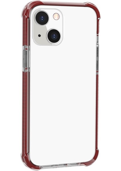 Apple iPhone 13 Için Akrilik Koruyucu Darbeye Dayanıklı Telefon Kılıfı - Gri/turuncu (Yurt Dışından) modelleri